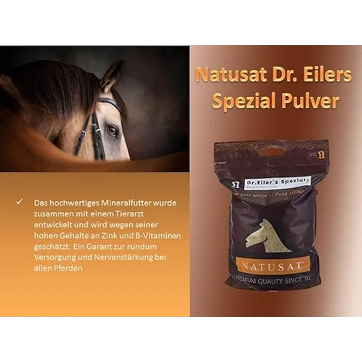 Natusat Dr. Eilers Spezial Pulver für KPU & PSSM, hoch bioverfügbares Mineralfutter für Pferde, Stoffwechselboost, 5 kg – Bild 4