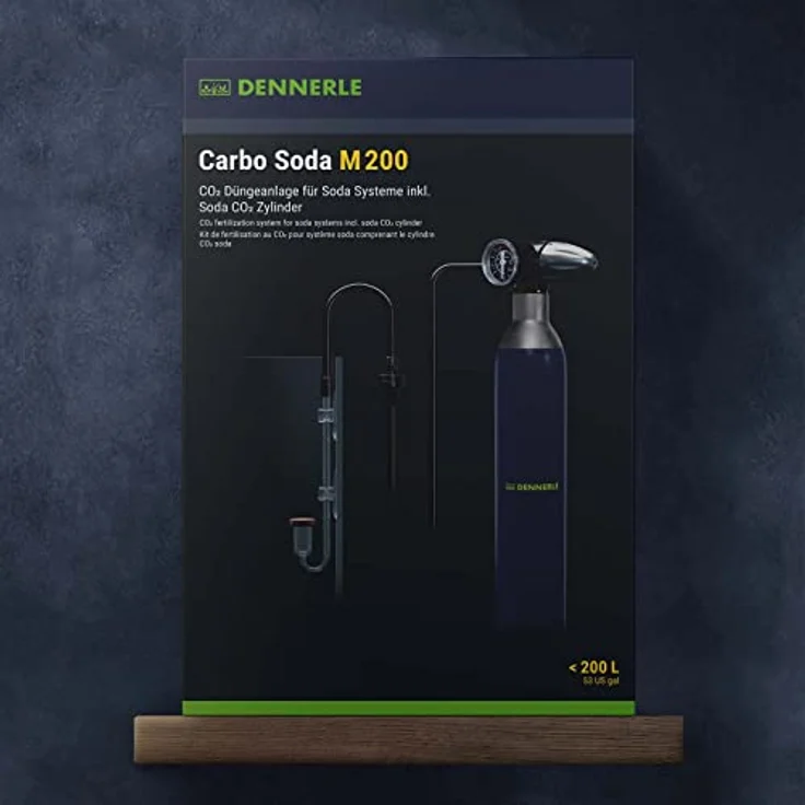 Dennerle Carbo Soda M200, CO2 Düngeanlage mit 425g Soda Zylinder für Aquarien bis 200 Liter – Bild 4