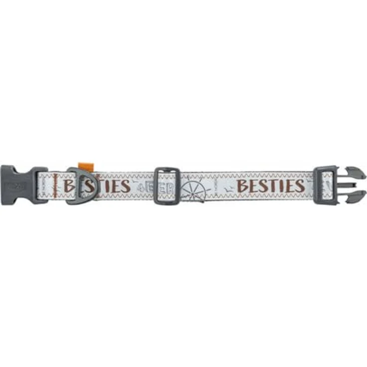 TRIXIE BE Nordic Halsband, extra breit, Größe S – M, Grau, robuste Markenqualität – Bild 2
