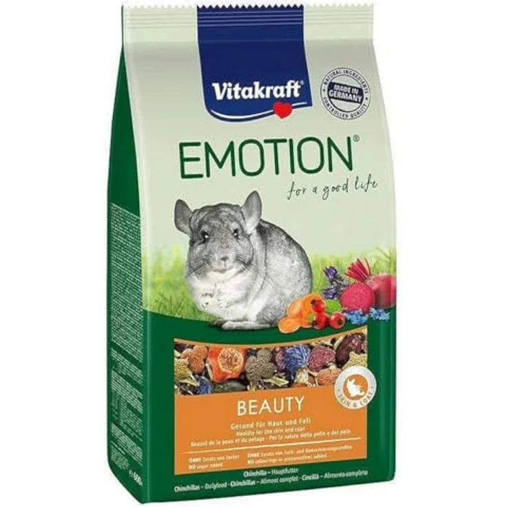 Vitakraft Emotion Beauty All Ages, Chinchillafutter in 600g Frischhaltedose – Bild 1