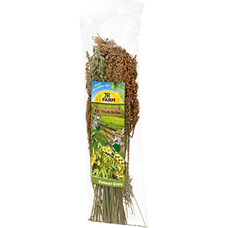 JR FARM ESN Sommer-Ernte, Kleintierfutter mit Rispenhirse, Dinkel und Hafer, 80 g – Bild 1