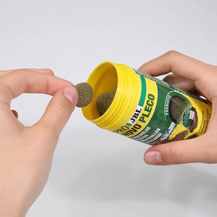 JBL PRONOVO PLECO WAFER, Fischfutter für große Saugwelse, XL, 250ml, naturbelassene Rohstoffe, hohe Akzeptanz – Bild 5