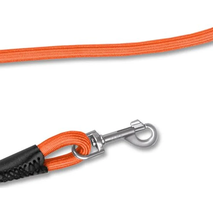 Curli Vario Comfort Leash Sun Orange S, 2m stufenlos einstellbare Hundeleine mit VARIO-LOCK-Buckle und stoßdämpfendem Nylonseil – Bild 2