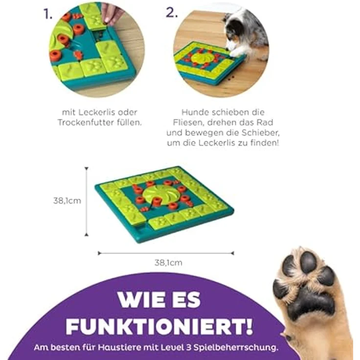 Nina Ottosson Multipuzzle (Lern- & Intelligenzspielzeug), Hundespielzeug – Bild 3