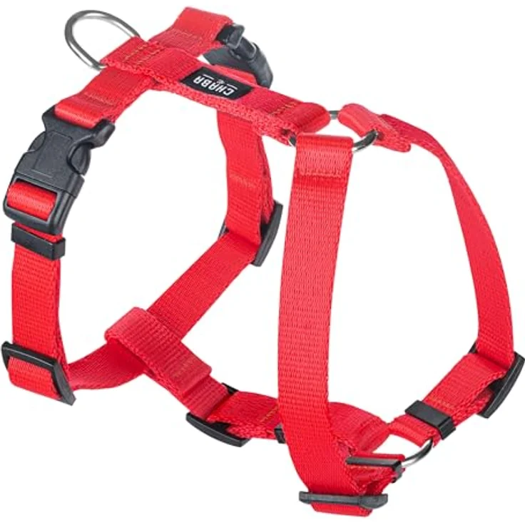 Chaba Guard Hundegeschirr, Anti-Zug & Würgen, Ergonomisches Design, Einstellbar, Größe S, ROT – Bild 1