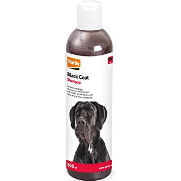 Karlie Shampoo für schwarzes Fell, Hundeshampoo mit seidigem Finish, 300 ml – Bild 1