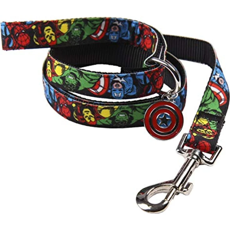 Cerdá Life'S Little Moments Marvel Hundeleine für kleine Hunde, 1,2 m lang, 15 mm breit, offizielles Lizenzprodukt – Bild 1