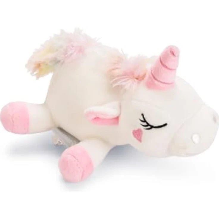 Beeztees Spielknochen Hundespielzeug Puppy Einhorn Owen weiß, Zahnfreundlich und kuschelig – Bild 2