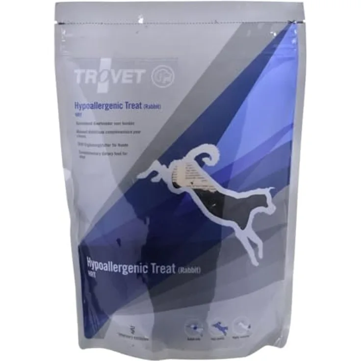 Trovet Hypoallergenic Treats (Rabbit) HRT, Hundesnacks aus Kaninchenfleisch, 250 g