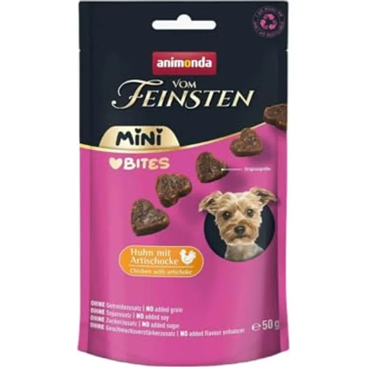 Animonda Hundesnack Mini Huhn, 50 g, mehrfarbig, hochwertiger Snack für Hunde