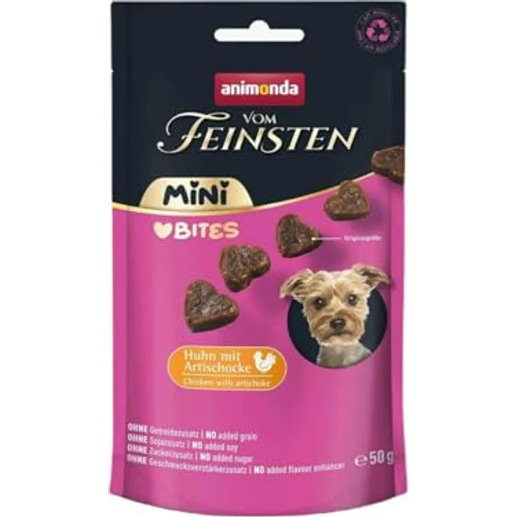Animonda Hundesnack Mini Huhn, 50 g, mehrfarbig, hochwertiger Snack für Hunde