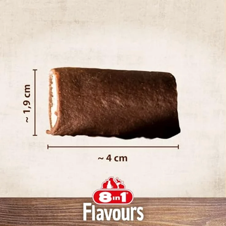8in1 Flavours Crunchy Rolls, Hunde-Snacks mit Hähnchenbrust, Entenbrust oder Rindfleisch, knusprige Leckerlis, 85 g Beutel – Bild 5