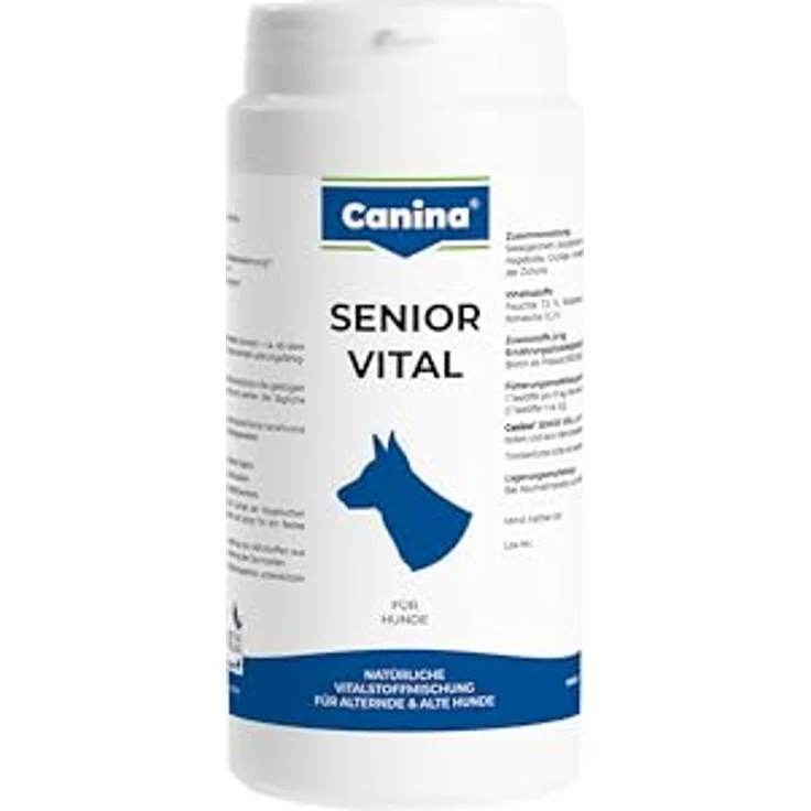 Canina Senior Vital, Vitamine zur Unterstützung für alte und alternde Hunde, 0.25 kg – Bild 1