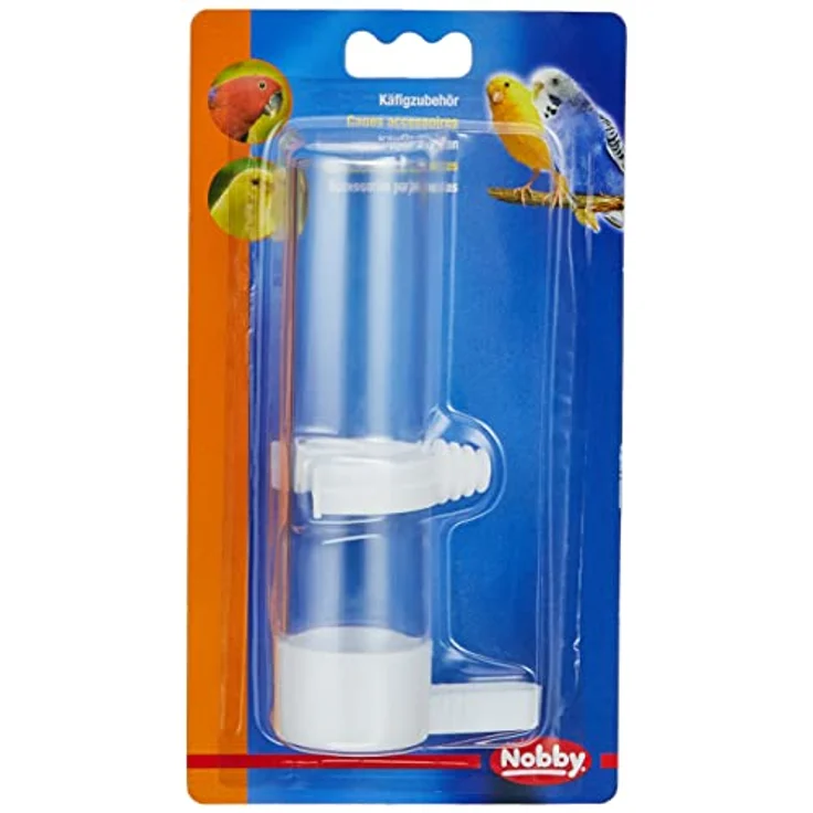 Nobby Wasser- und Futterspender, 125 ml, weiß, passend für alle Käfige – Bild 2
