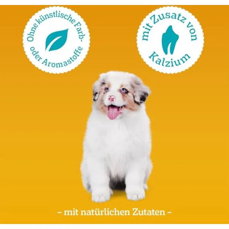 PEDIGREE Tasty Minis Junior, Hundesnacks mit Huhn, angereichert mit Kalzium und Omega 3, 6 x 125g – Bild 3