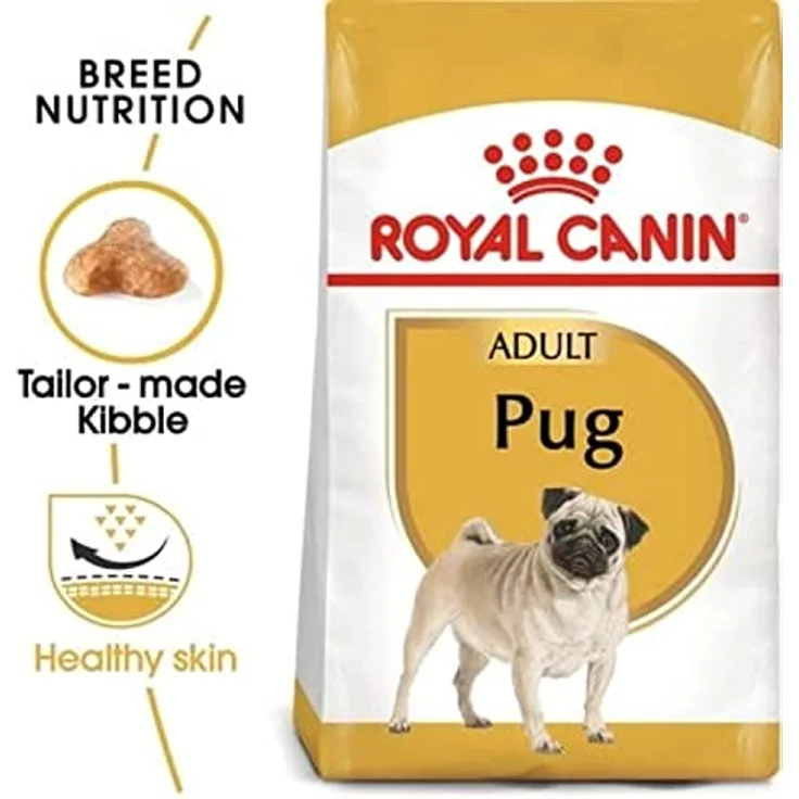 Royal Canin Mops Adult, Hundefutter für Möpse ab 10 Monaten, 1,5 kg, unterstützt Hautgesundheit und ideales Körpergewicht – Bild 2