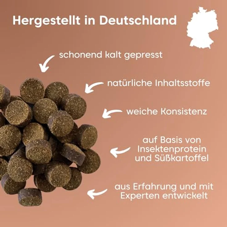 Pfotenkumpels Hüftschwung Gelenk-Snack für Hunde mit 8-in-1 Formel – Insektenprotein, Grünlippmuschel & Kurkuma 200g – Bild 5