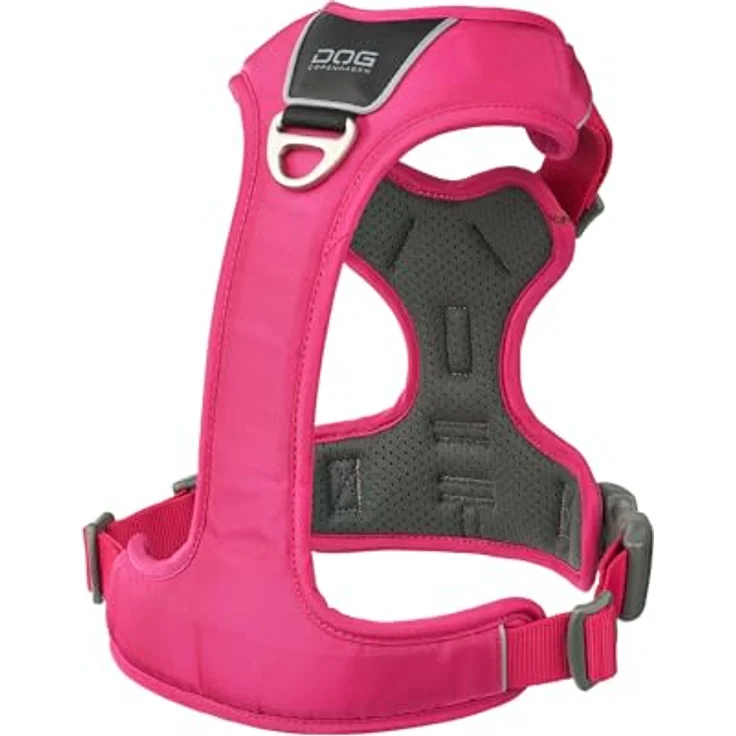DOG Copenhagen Comfort Walk Pro Hundegeschirr, ergonomisches Design, Wild Rose, Größe L, reflektierende Elemente, einfach anzupassen – Bild 2