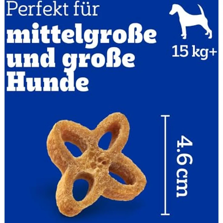 Pedigree Dentastix Chewy Chunx Zahnpflegesnacks für große Hunde, mit Huhn, Dual Clean, 5x68g – Bild 4