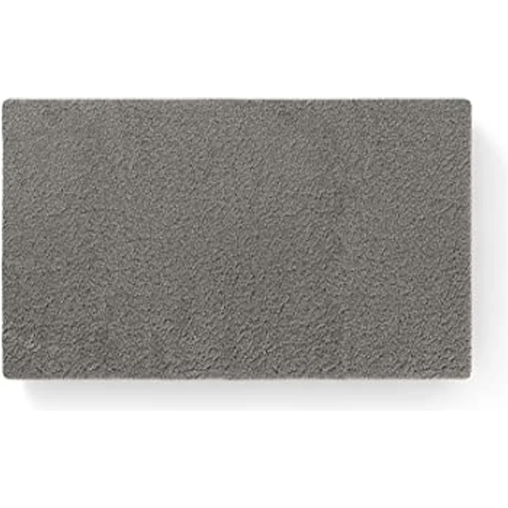 Knuffelwuff Hundematte Ellenie, orthopädisch aus Teddymaterial und Velours, 100 x 65 cm, grau, rutschfester Unterboden, leicht zu reinigen für große, mittelgroße und kleine Hunde – Bild 3