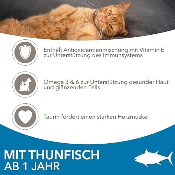 IAMS Katzenfutter trocken mit Thunfisch, ausgewogenes Trockenfutter für Katzen 1-6 Jahre, 10 kg, 88% tierische Proteine, weizenfrei, mit Omega-3- & Omega-6-Fettsäuren – Bild 3