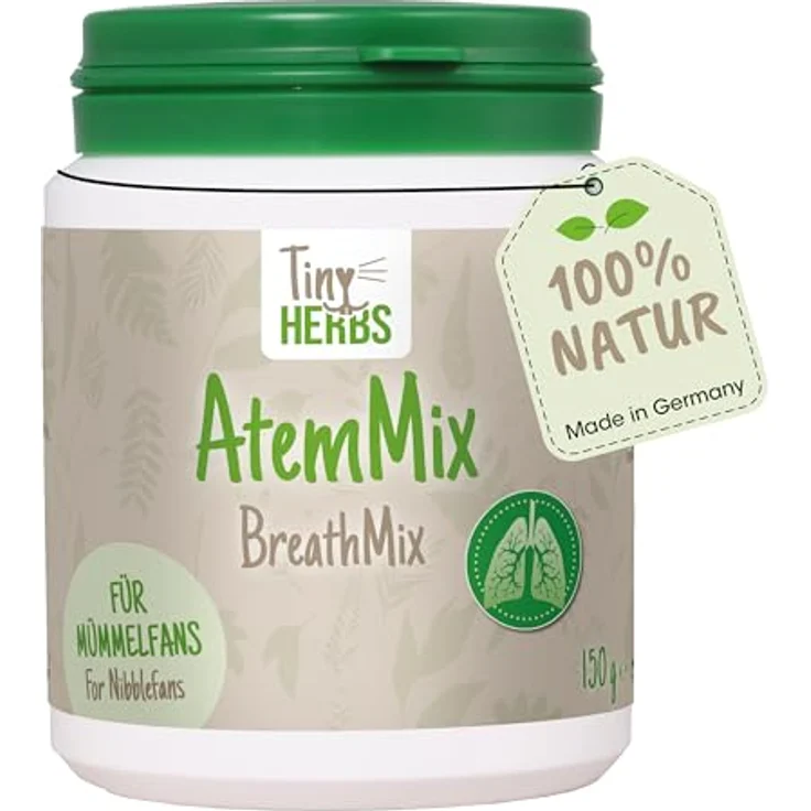 cdVet Nager AtemMix, Ergänzungsfuttermittel für atemwegsempfindliche Kleintiere, 150 g – Bild 1