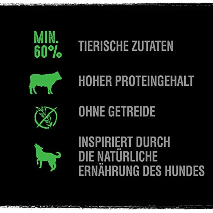 Crave Adult mit Lamm & Rind, Hunde-Trockenfutter mit 35% Protein, 1 kg, ohne Getreide – Bild 3