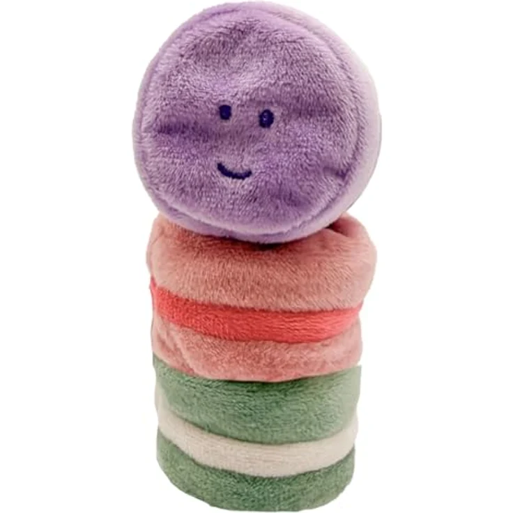 Aumüller Katzenspielzeug Macarons 3er Set, Plüsch mit Katzenminze und Silver Vine, bunt – Bild 6