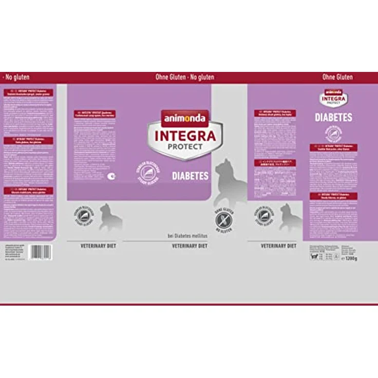 animonda INTEGRA PROTECT Adult Diabetes, Katzen-Trockenfutter mit Geflügel, 1,2kg, ohne Farbstoffe – Bild 2