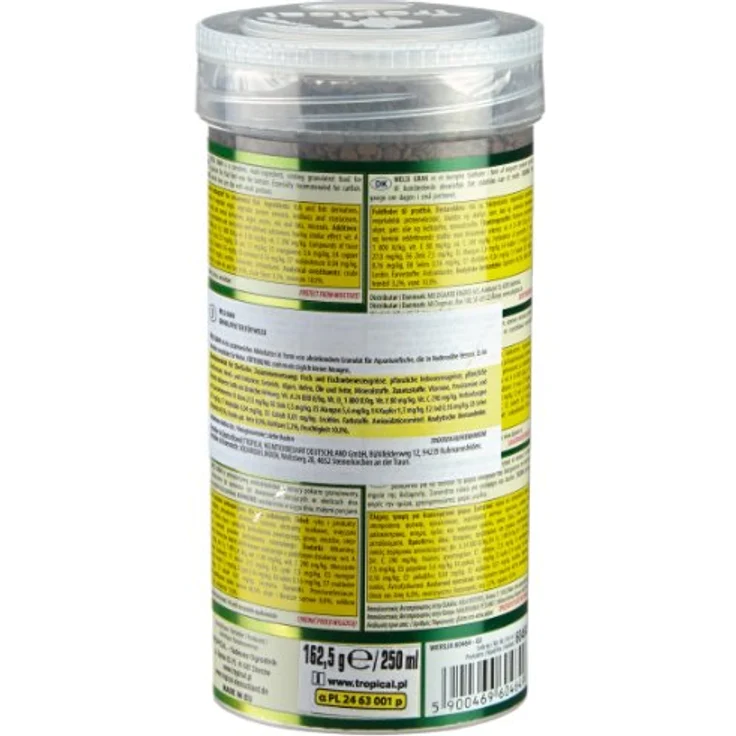 Tropical Welsi Gran Granulat für bodenfressende Zierfische, 2er Pack (2 x 250 ml) mit stabilisiertem Vitamin C – Bild 2