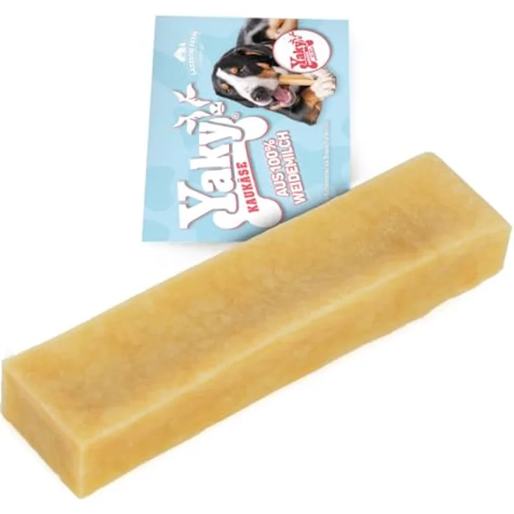 Yaky Larsson Kaukäse für Hunde - Größe L, 80-100g, 100% natürlich, glutenfrei, leicht verdaulich, Zahnpflegesnack