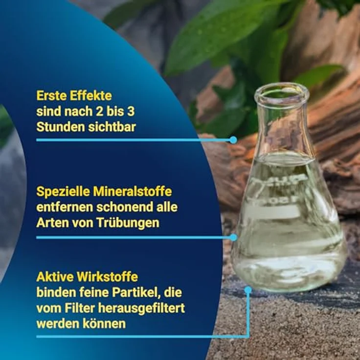 Tetra CrystalWater, Wasserklärer gegen Trübungen für kristallklares Aquarienwasser, 100 ml Flasche – Bild 5