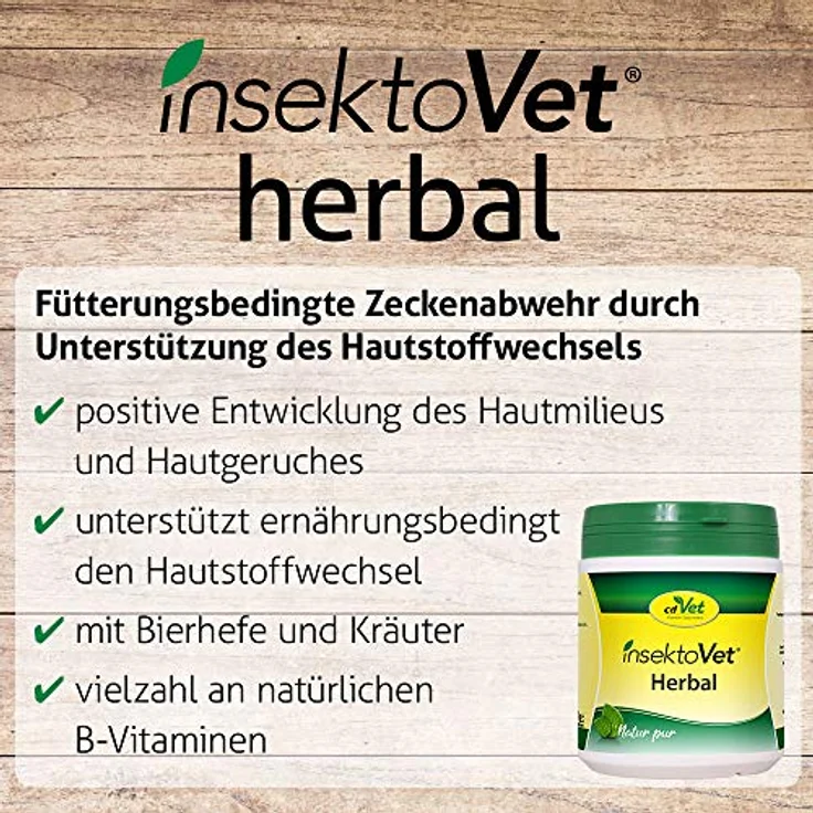 cdVet insektoVet herbal, Ergänzungsfuttermittel für Hundefutter zur Unterstützung der Hundegesundheit, 250g – Bild 2