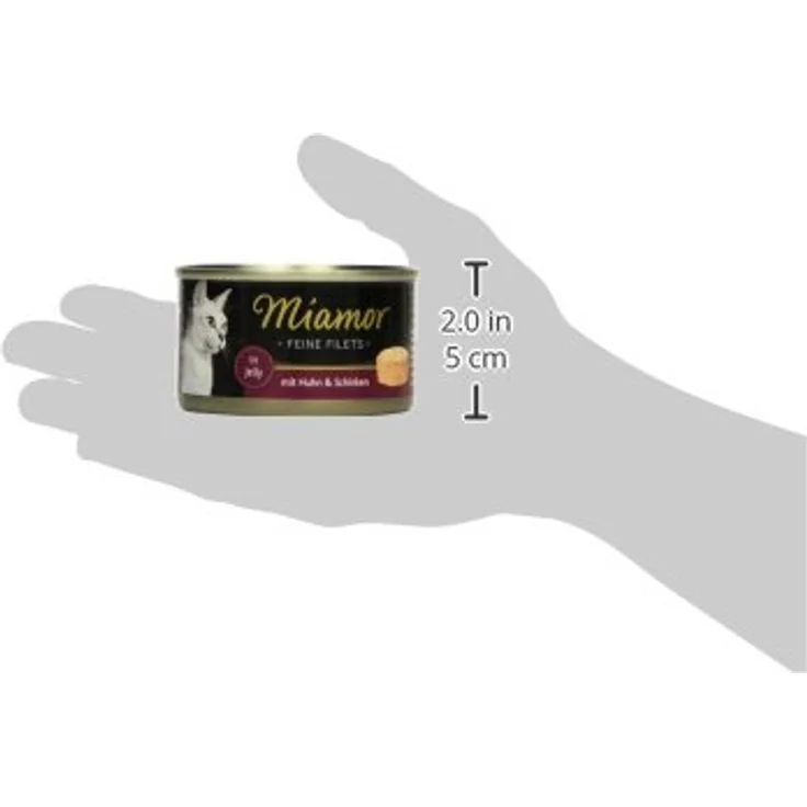 Miamor Feine Filets Huhn & Schinken, Ergänzungsfuttermittel für Katzen, 24x100g, ohne Leber und Innereien, leicht verdaulich, fettarm – Bild 2