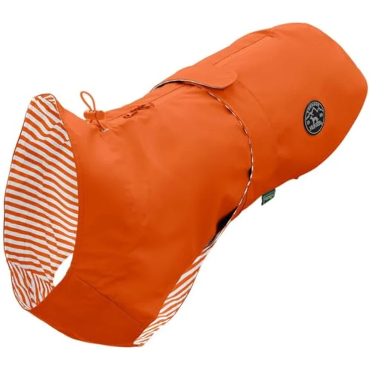 Hunter Tierbedarf Hunderegenmantel Hunde-Regenmantel Milford orange, klassisches Design, waschbar bei 30 °C, wasserfestes Material – Bild 2