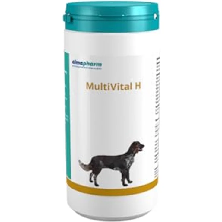 almapharm MultiVital H, Ergänzungsfuttermittel für Hunde, 1 kg, hypoallergene Mischung von Vitaminen, Spurenelementen und Mineralstoffen – Bild 1