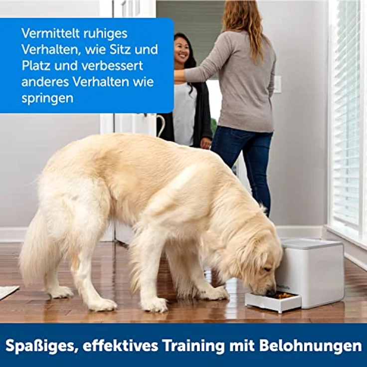 PetSafe Teach und Treat, Ferngesteuerter Belohnungstrainer für Hunde mit positiver Verstärkung, Reichweite bis 27,5 m, Grau – Bild 5