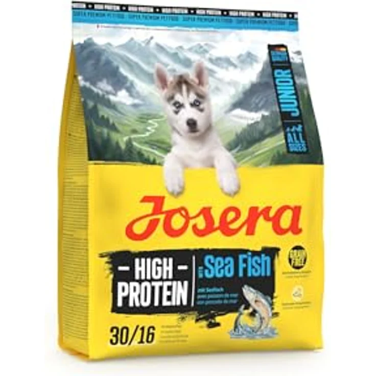 Josera High Protein Junior Sea Fish, Trockenfutter für junge Hunde, getreidefrei, 900 g – Bild 3