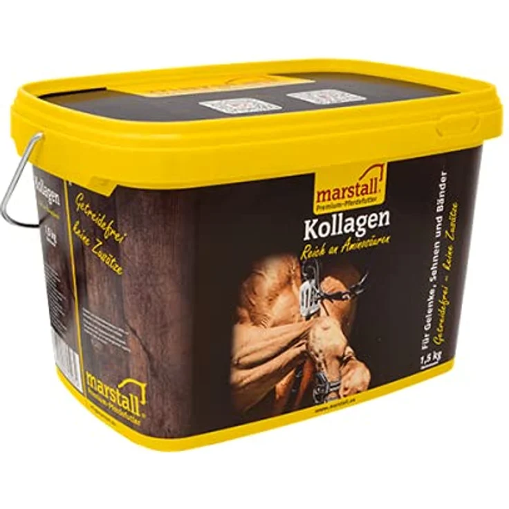 marstall Premium-Pferdefutter Kollagen, unterstützt Sehnen und Gelenke, 1.5 kg – Bild 1