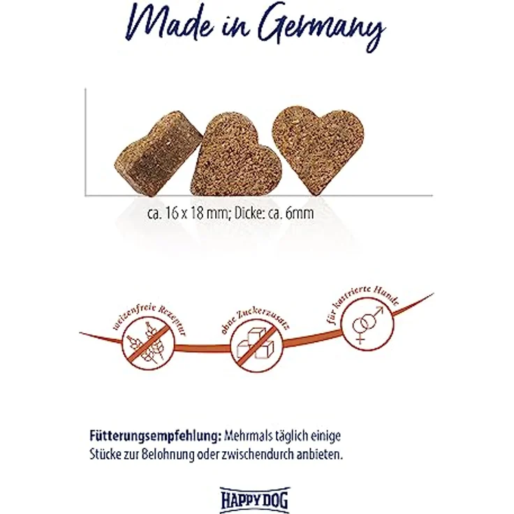 Happy Dog SoftSnack Toscana, Hundefutter mit Entenfleisch und Lachs, 100 g, fettarm und mit mediterranen Kräutern – Bild 3