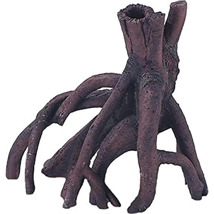EBI Aqua Della Root Mangove M, Aquarium Dekoration aus ungiftigem Polyresin, braun, 37 x 21,5 x 33,5 cm – Bild 2
