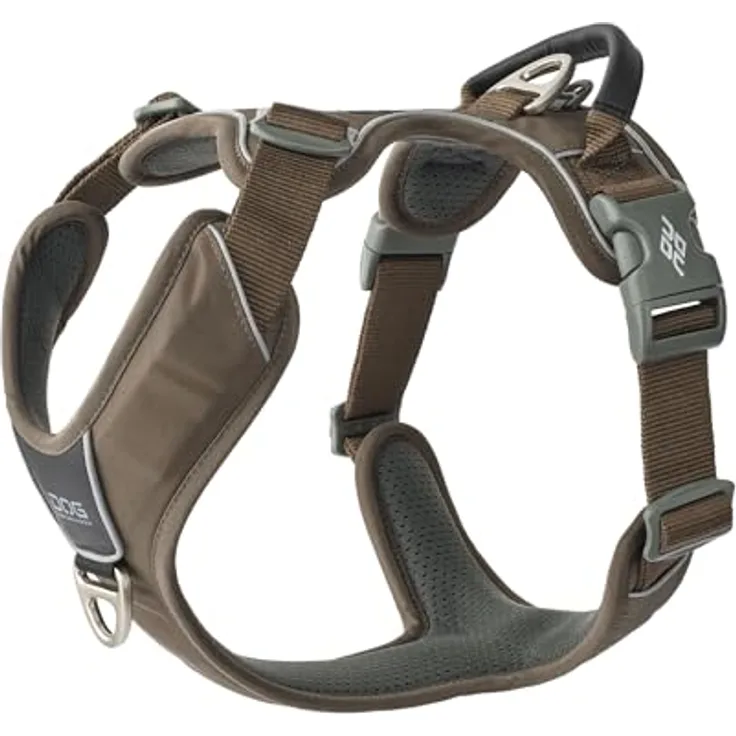 DOG Copenhagen Comfort Walk Pro Hundegeschirr, ergonomisches Alltagsgeschirr, Mocca, XL, reflektierend, wasserabweisend, leicht einstellbar