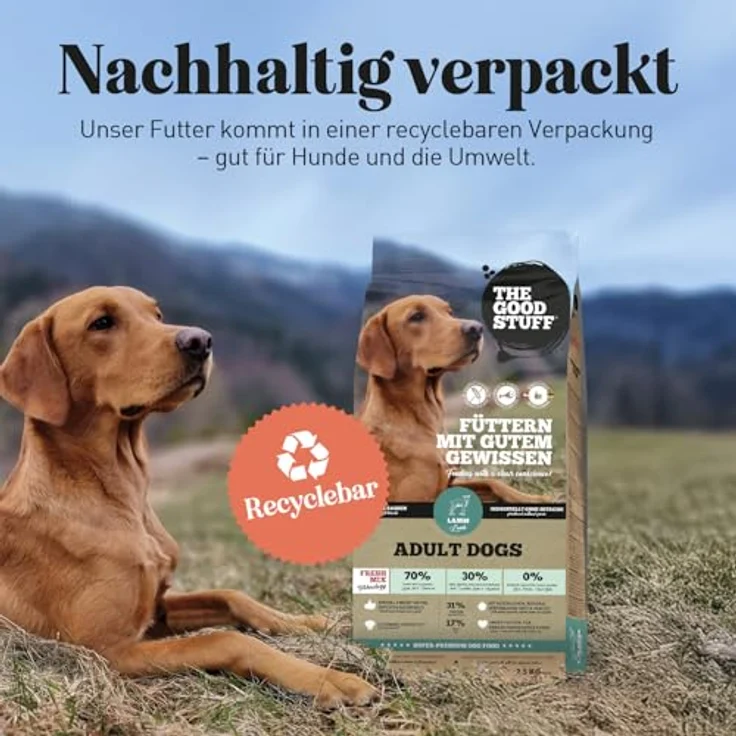 The Goodstuff Adult Lamm, Hunde-Trockenfutter mit frischem Lamm-Muskelfleisch, 2,5kg – Bild 8