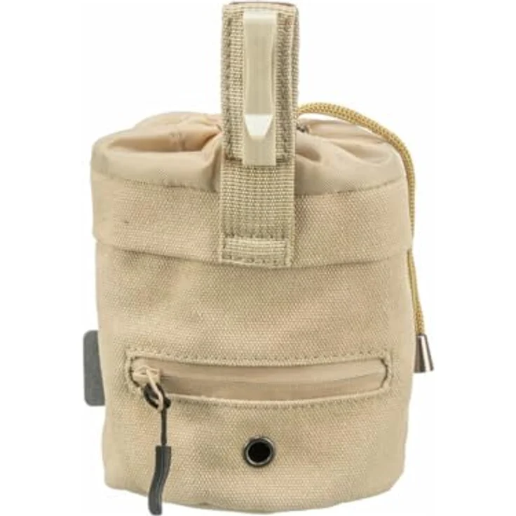 TRIXIE Leckerlibeutel BE NORDIC, Snack-Tasche aus Baumwolle/Polyester, Ø 10 x 14 cm, sand – Bild 3