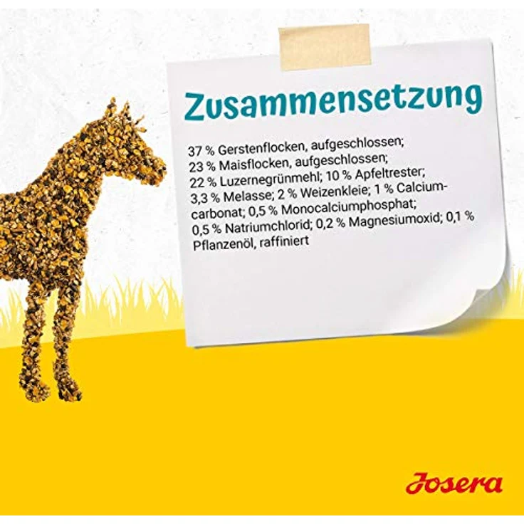 Josera Leichter Mix, haferfreies Apfelmüsli für Pferde in leichter Arbeit, 20 kg, proteinreduziert und vollwertig mineralisiert – Bild 4
