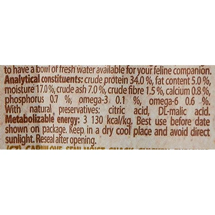 CARNILOVE Semi-Moist Chicken, halbfeuchter Snack für Katzen, angereichert mit Thymian, ohne Kartoffeln oder Müsli, 50 g – Bild 5
