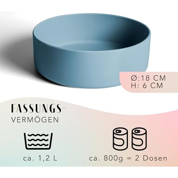 ne&no® Silikon Fressnapf 1200 ml für kleine und mittelgroße Hunde, rutschfest, spülmaschinengeeignet, vielseitig einsetzbar als Futternapf oder Trinknapf – Bild 2