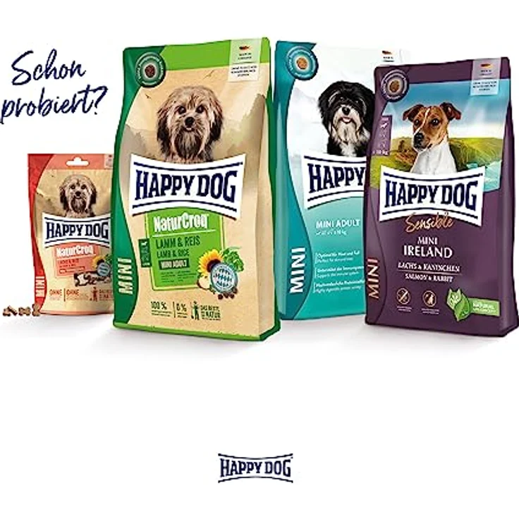 Happy Dog NaturCroq Mini Adult, Trockenfutter für kleine Hunderassen bis 10 kg, Lamm & Reis, 4 kg – Bild 5