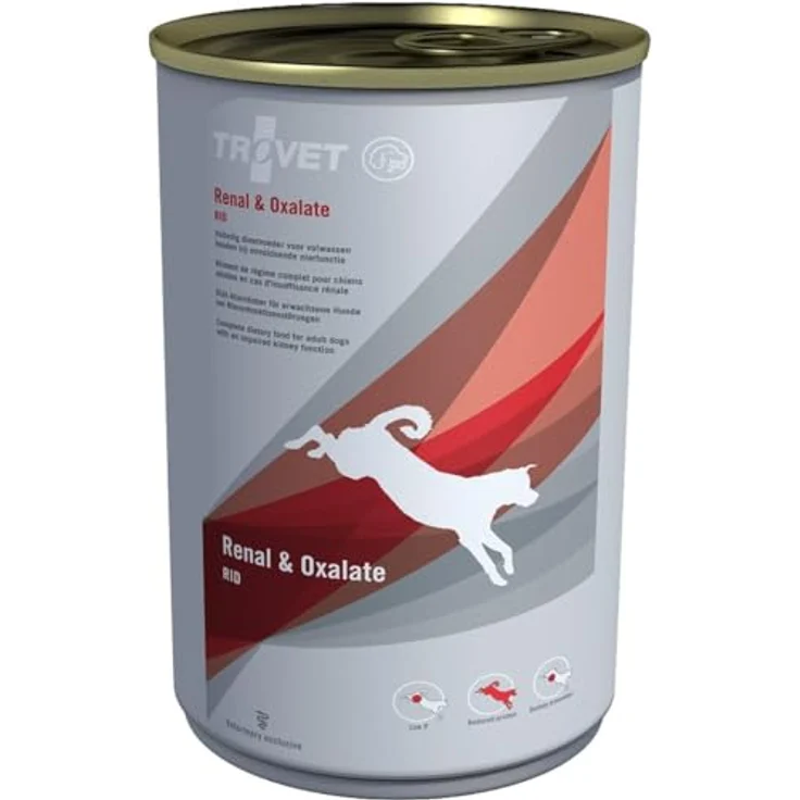 Trovet Renal & Oxalate Nassfutter Hund RID, diätetisches Alleinfuttermittel zur Unterstützung bei Nierenerkrankungen und Harnkristallen, 6 x 400 g – Bild 2