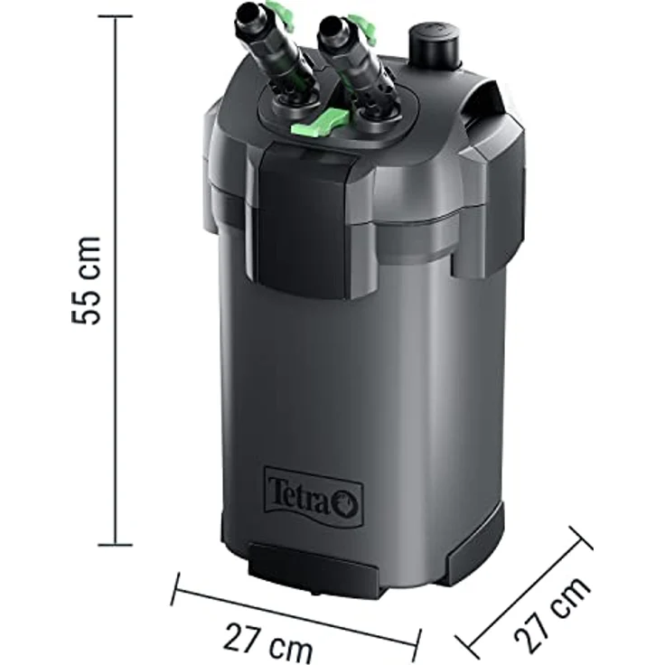 Tetra Aquarium Außenfilter EX 1500 Plus, leistungsstarker Filter für Aquarien bis 600 L, energieeffizient und leise, kristallklares Wasser, Innenbereich – Bild 3